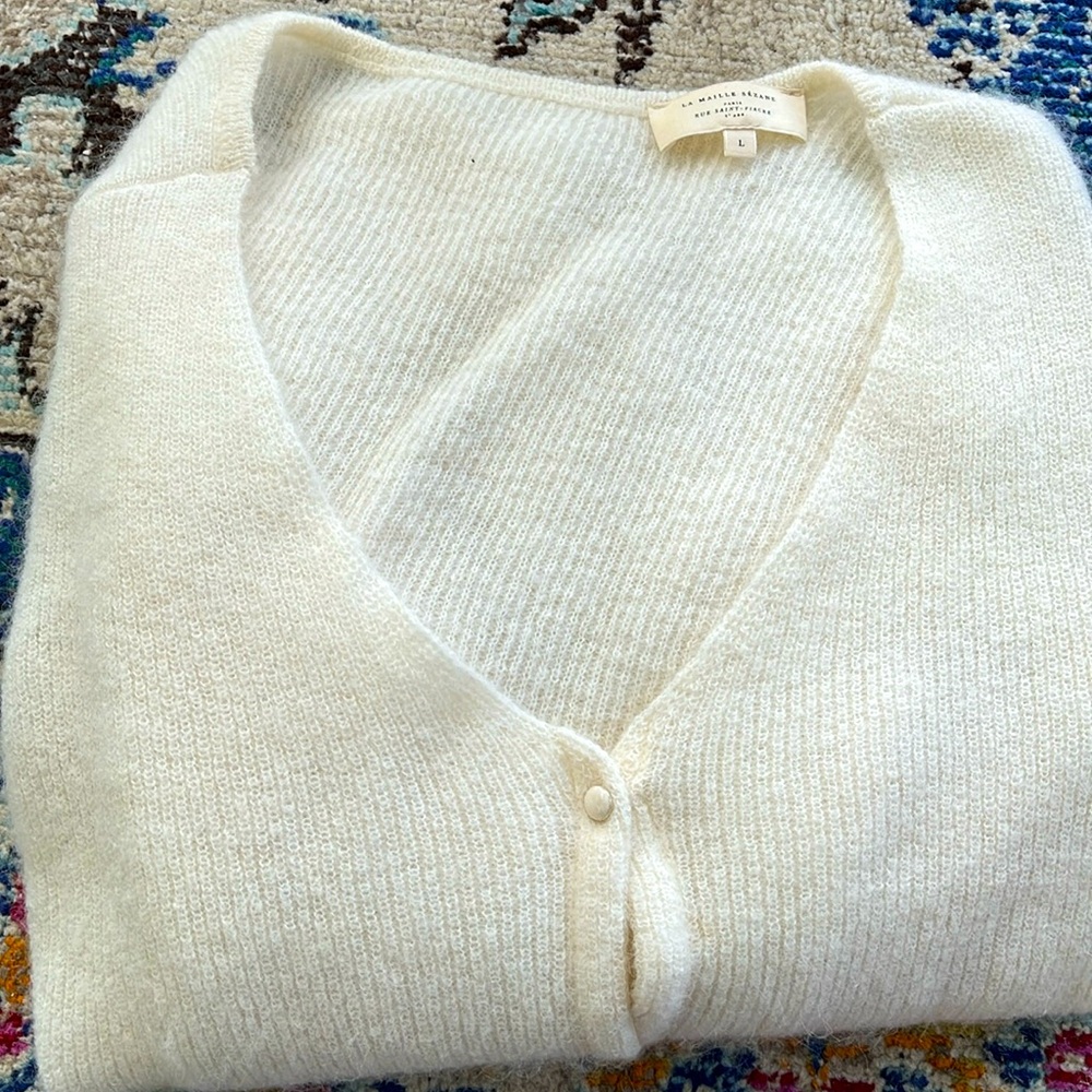 Cream Colored Sézane sweater